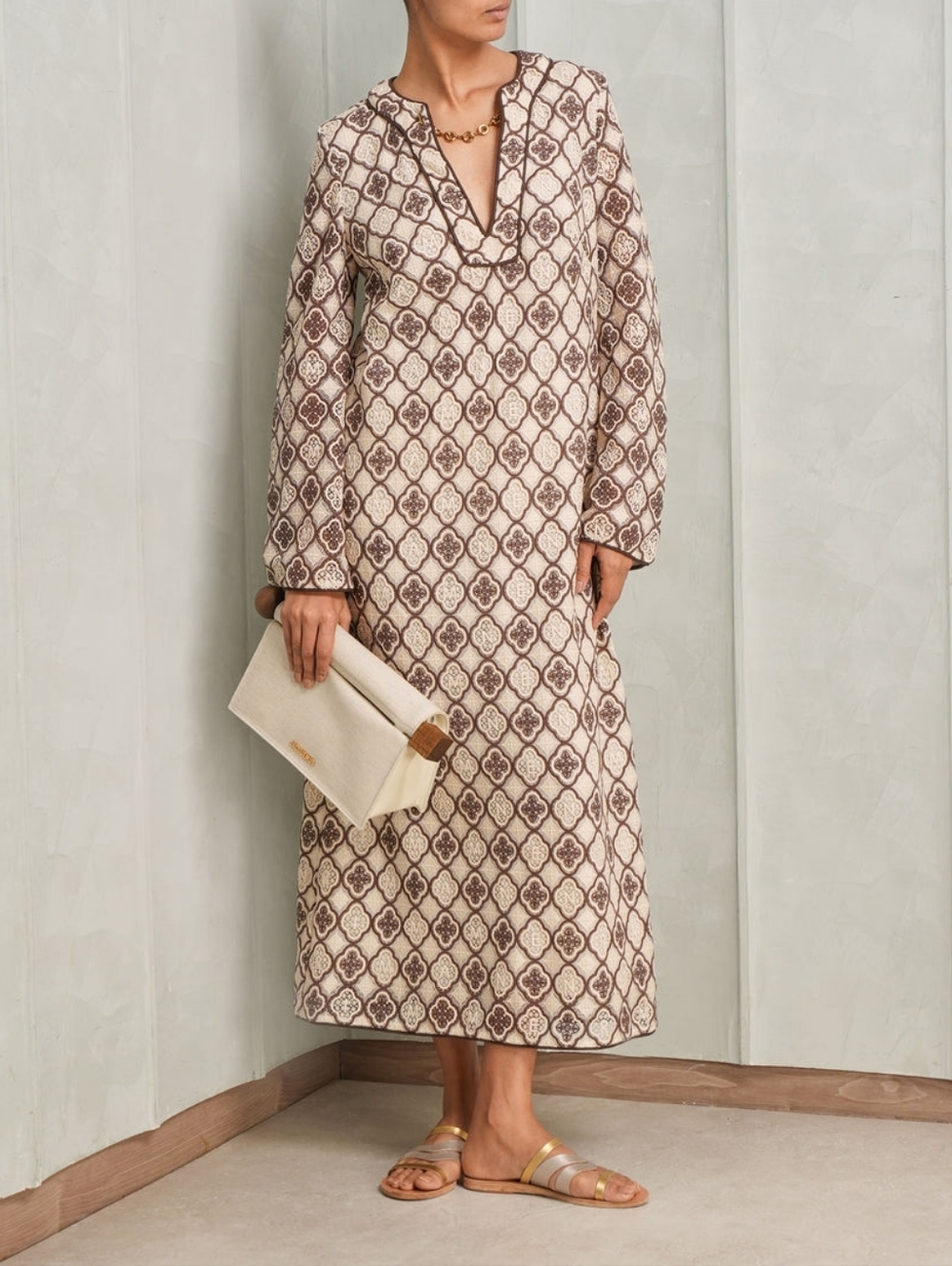 Zimmermann Luna Guipure Midi Dress